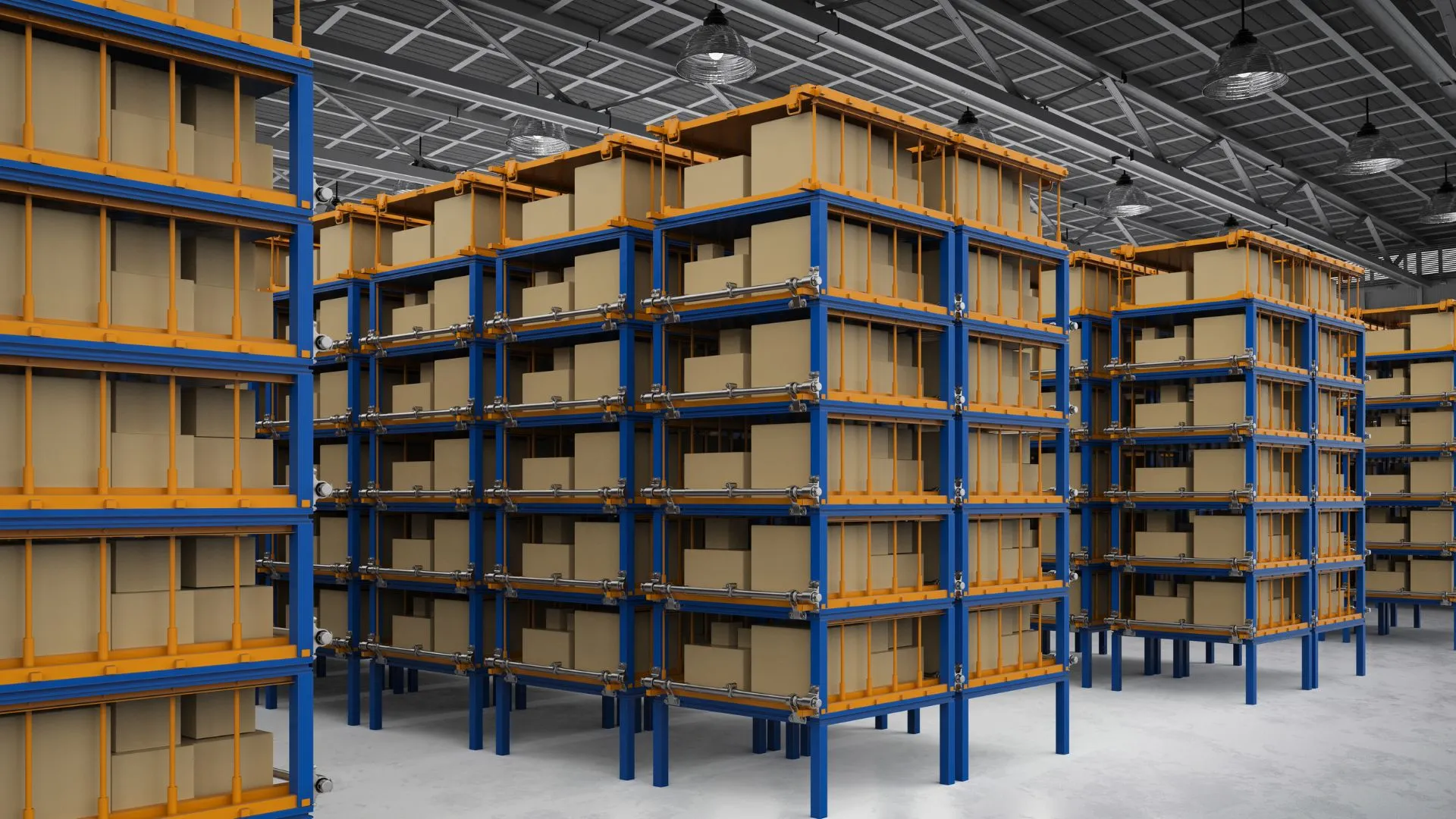 Store them in our robotic-armed racks
